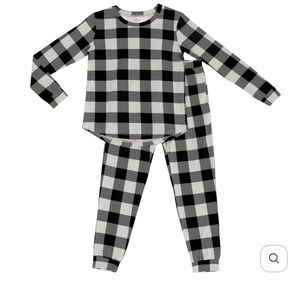 Kyte Baby - Women’s Jogger Pajama Set - Midnight Plaid -   Small